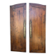 Paire de portes d’armoire Louis XV en chêne – XVIIIe siècle