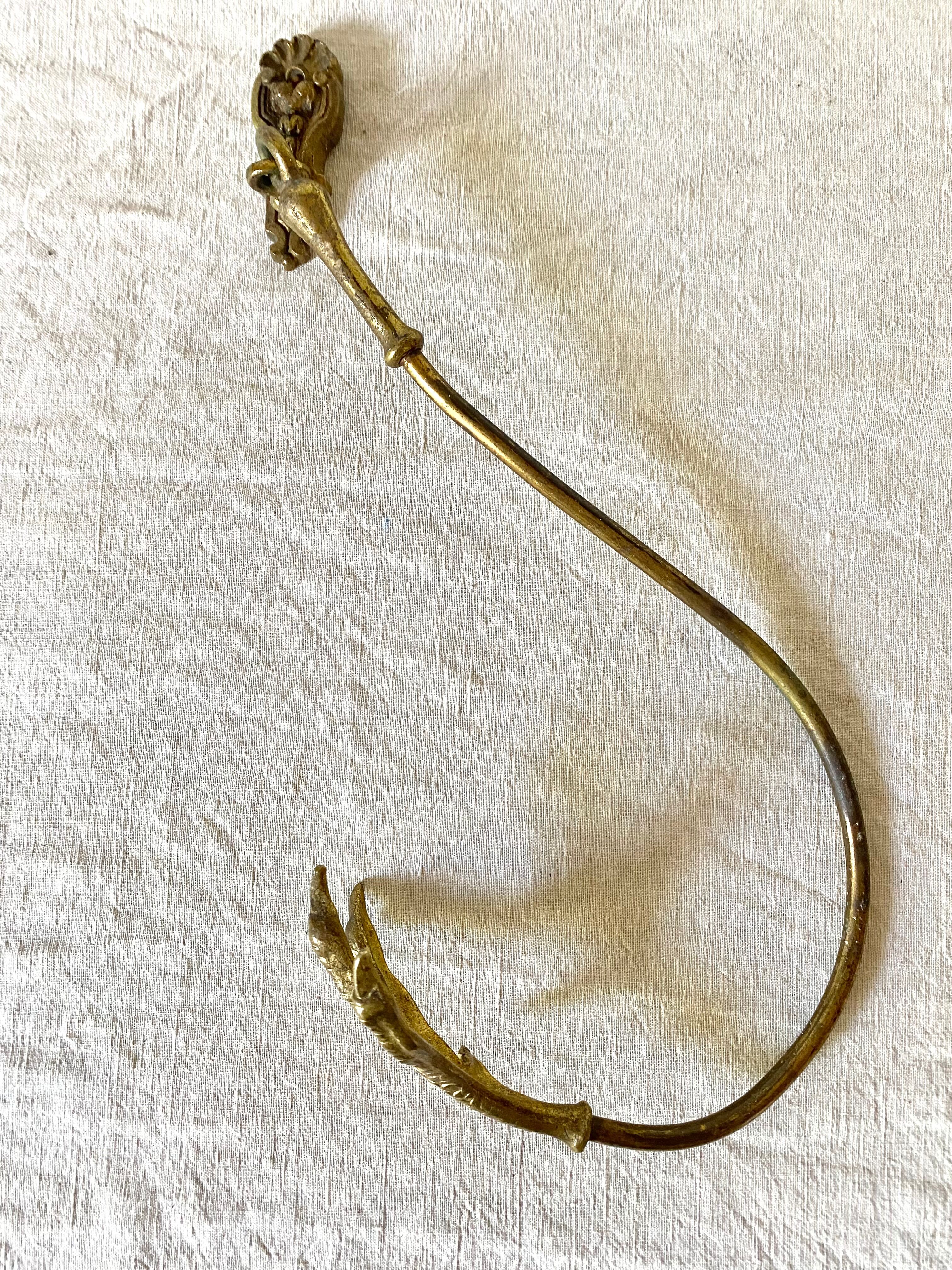 Old bronze curtain blaze