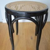 Two stools caned Berc Antoine