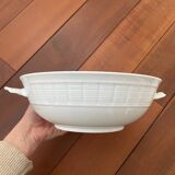 Légumier 26 cm porcelaine blanche