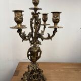 Paire de candélabres en bronze