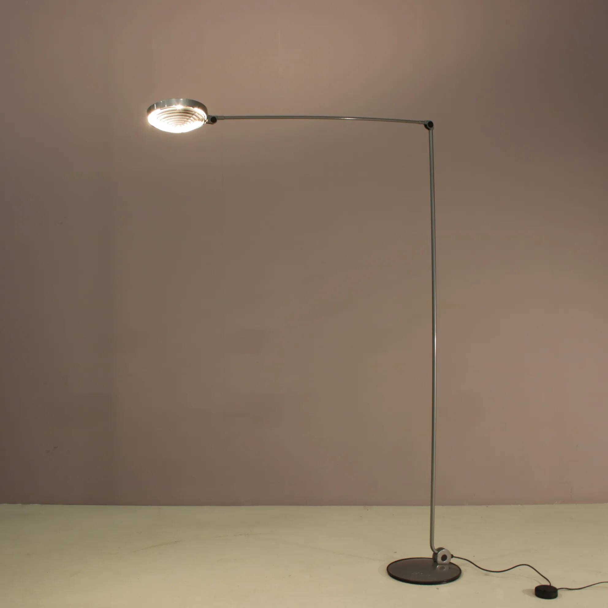 1980s “Elle 55” floor lamp by Tommaso Cimini for Lumina, Italy