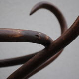 Parrot coat rack wood curved 1950s