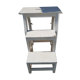 Former Escabeau Tabouret 3 Marches Bois White Escamotable Vintage
