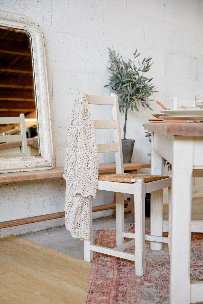 Wooden table solid oak