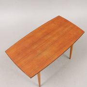 Table basse double plateau teck 1960 danemark