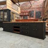 Old piece of furniture transformed into a TV stand