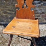 Chaise escabelle ancienne