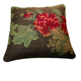Vintage Turkish Kilim Cushion Cover , 40 x 40 cm