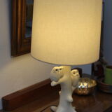 Owls ceramic lamp