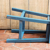 Wooden workshop stool