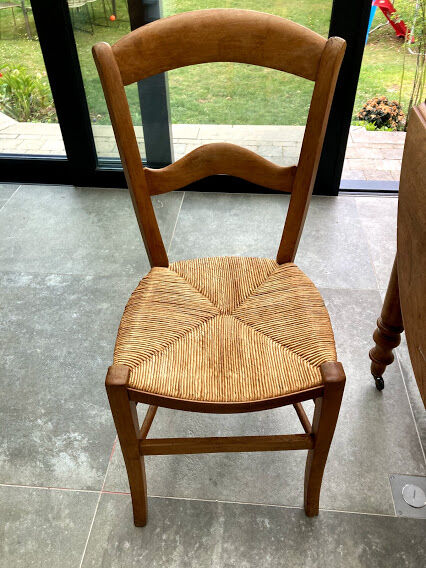 Chaises paillées