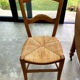 Chaises paillées