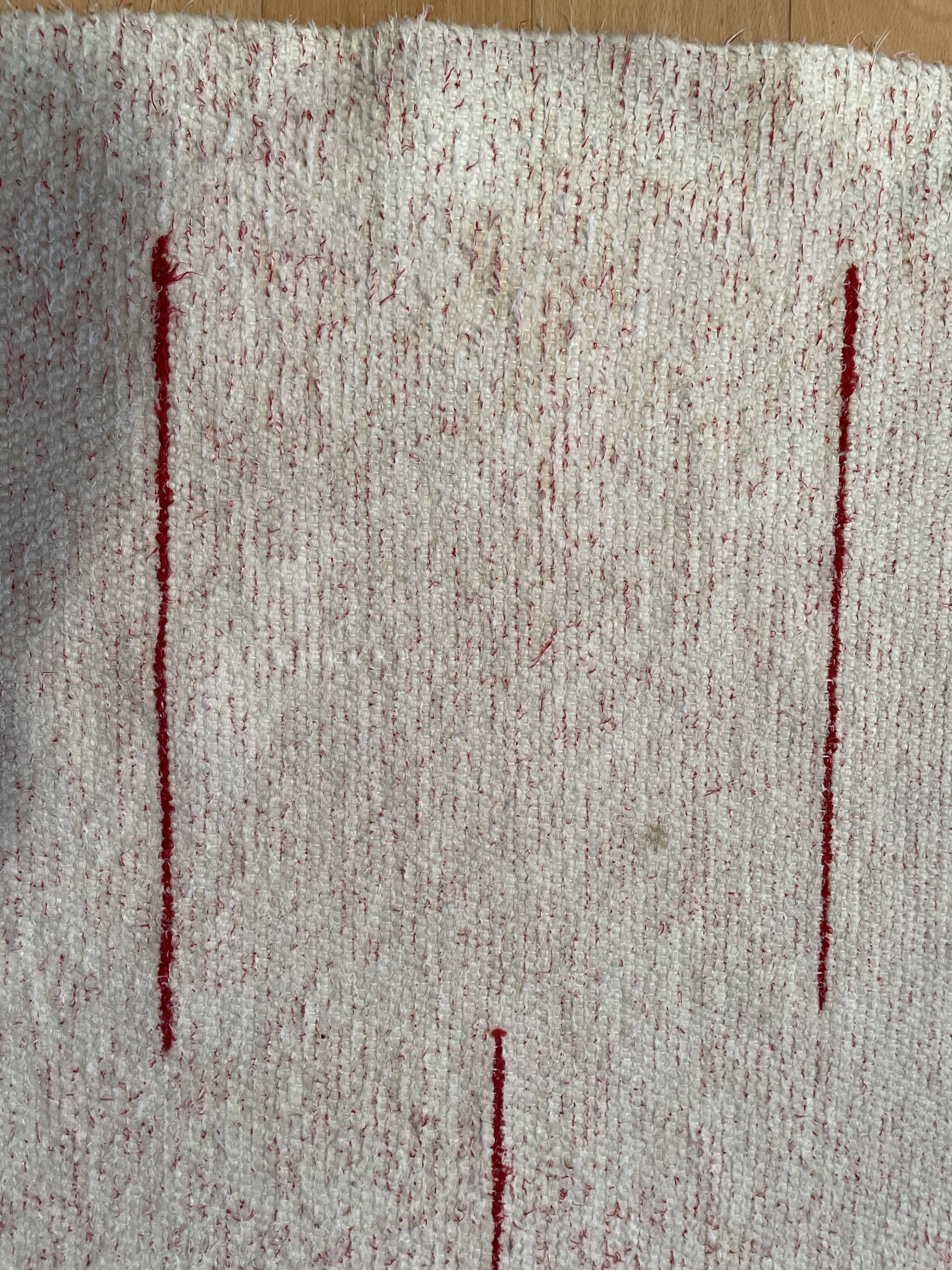 Vintage Finnish cotton rug