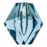 Diamond-shaped crystal vase from Strömbergshyttan