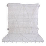 Handmade wool Berber rug 250x150 cm