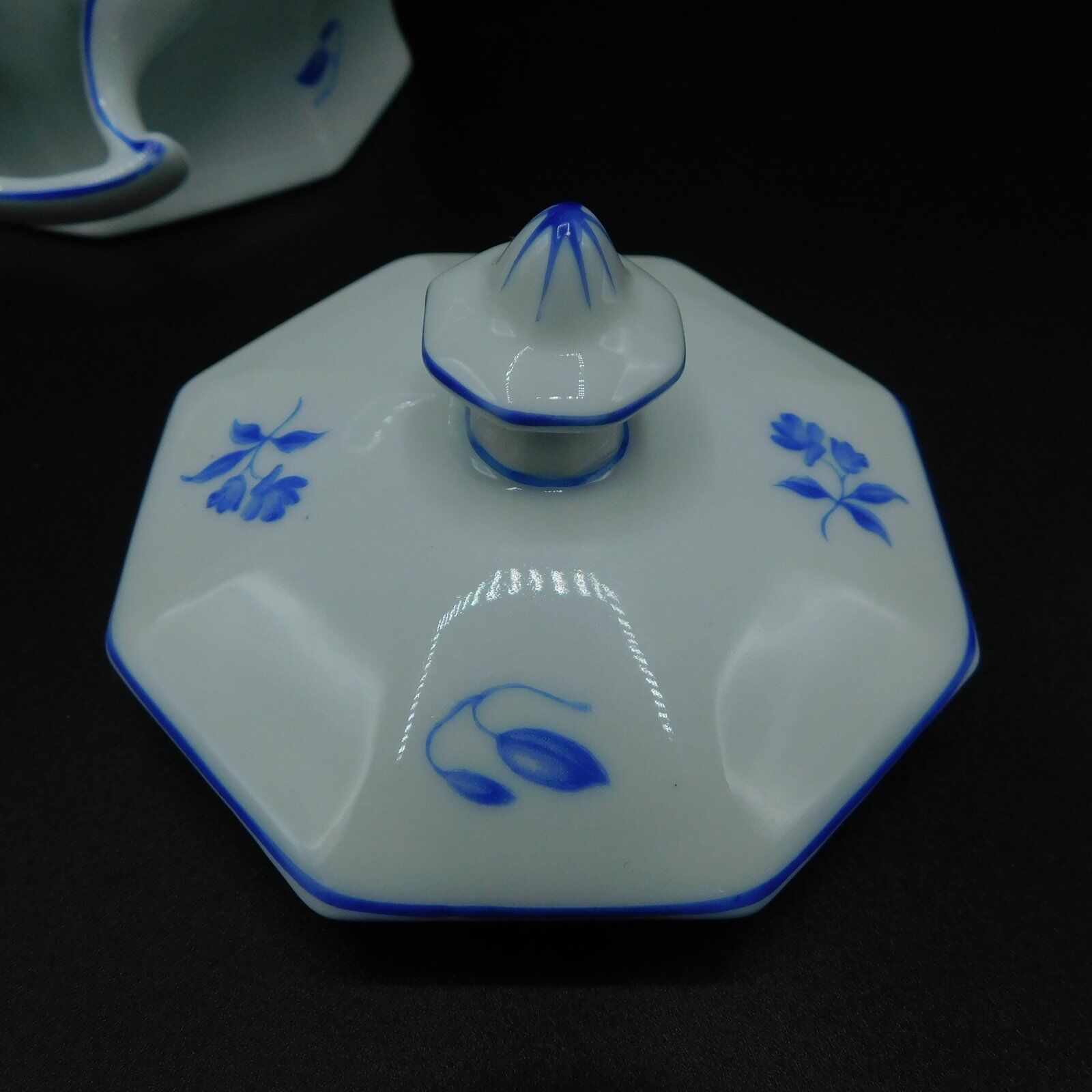 Porcelain sugar - Rosenthal Bavaria - Blue peony
