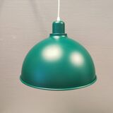 A beautiful industrial hanging lamp in metal (not aluminium) beautiful green colour