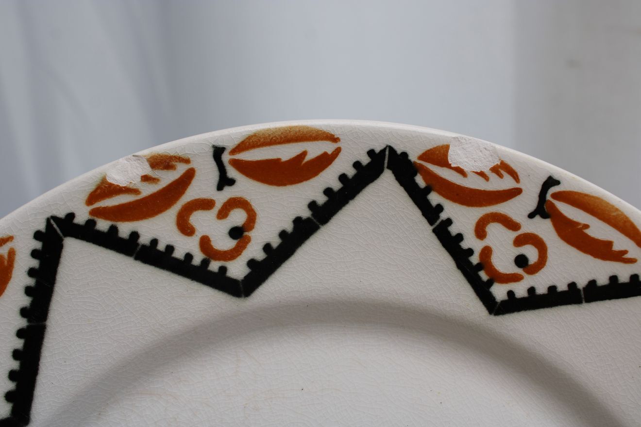 Set of 6 flat plates