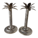 Palm tree candle holders