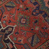 Antique Persian Karaje runner rug, Long Tribal Wool Oriental Rug- 87x405cm