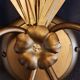 Wheat sheaf wall lamp, italy 1960s