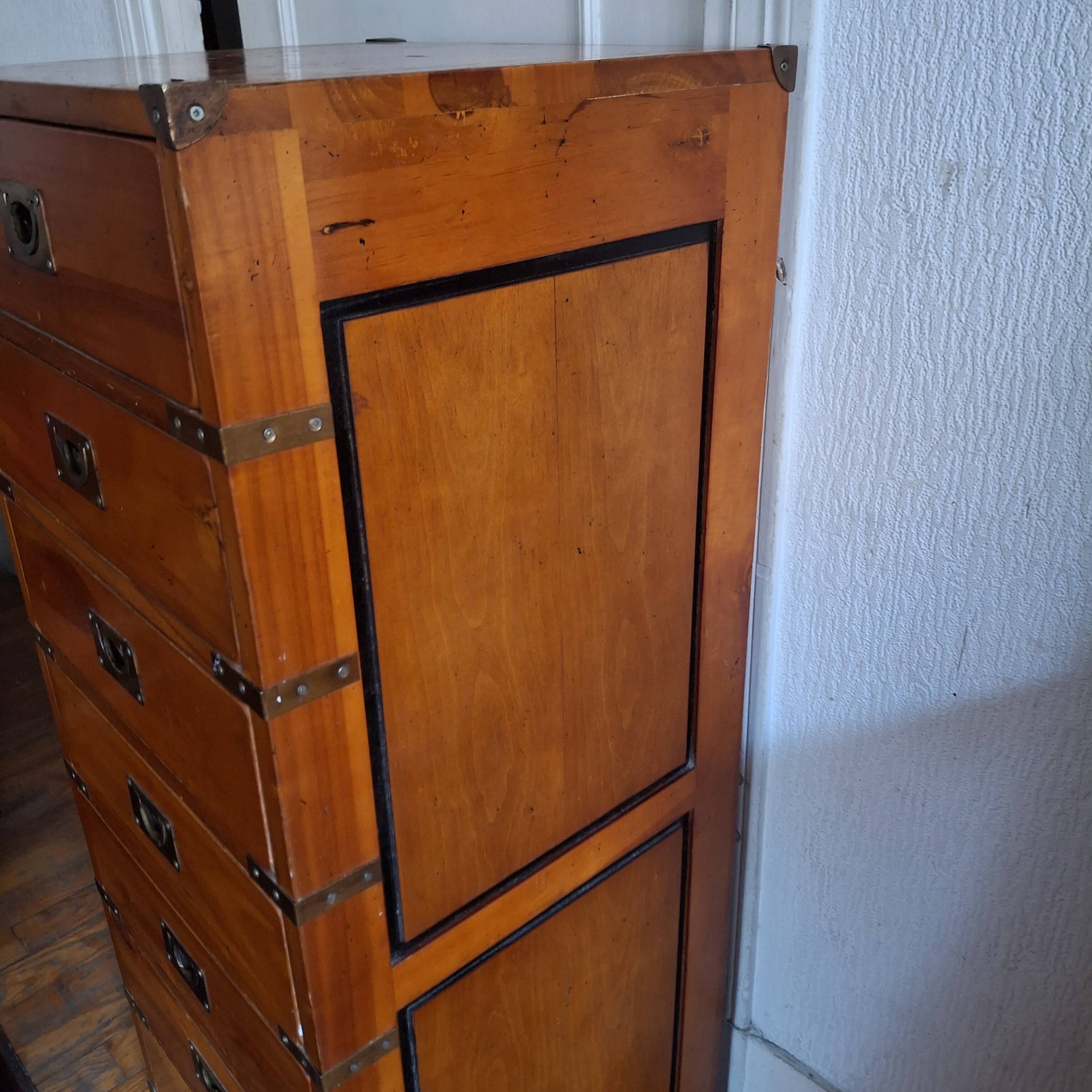 Nautical style chest of drawers.