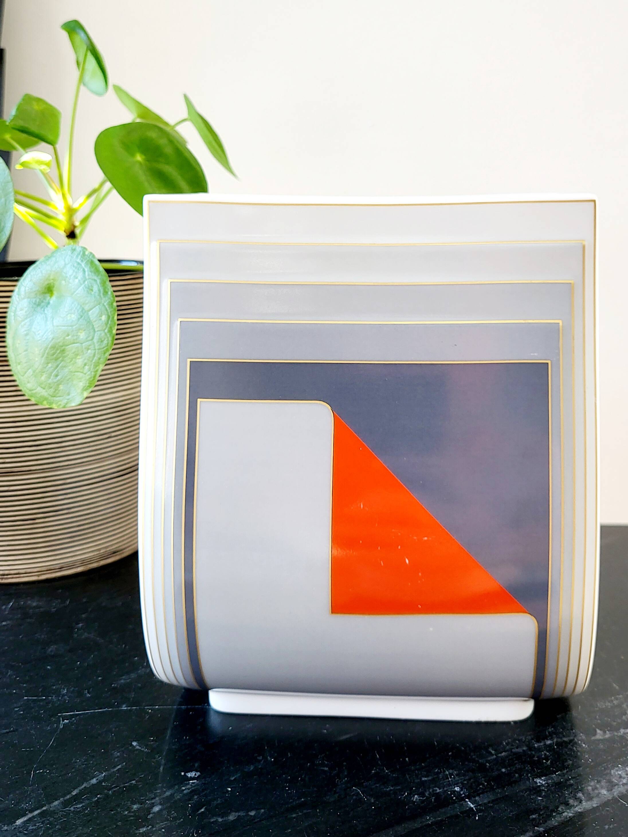 Studio Rosenthal Linie Vaas, intervenante Christa Goltz, 1980