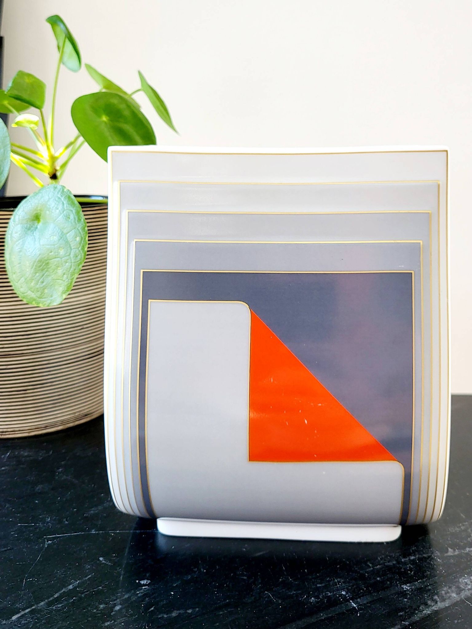 Studio Rosenthal Linie Vaas, intervenante Christa Goltz, 1980