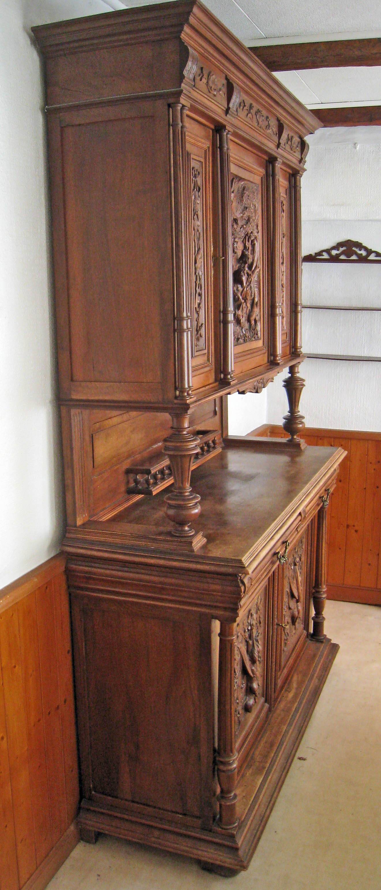Sideboard, carved solid wood buffet