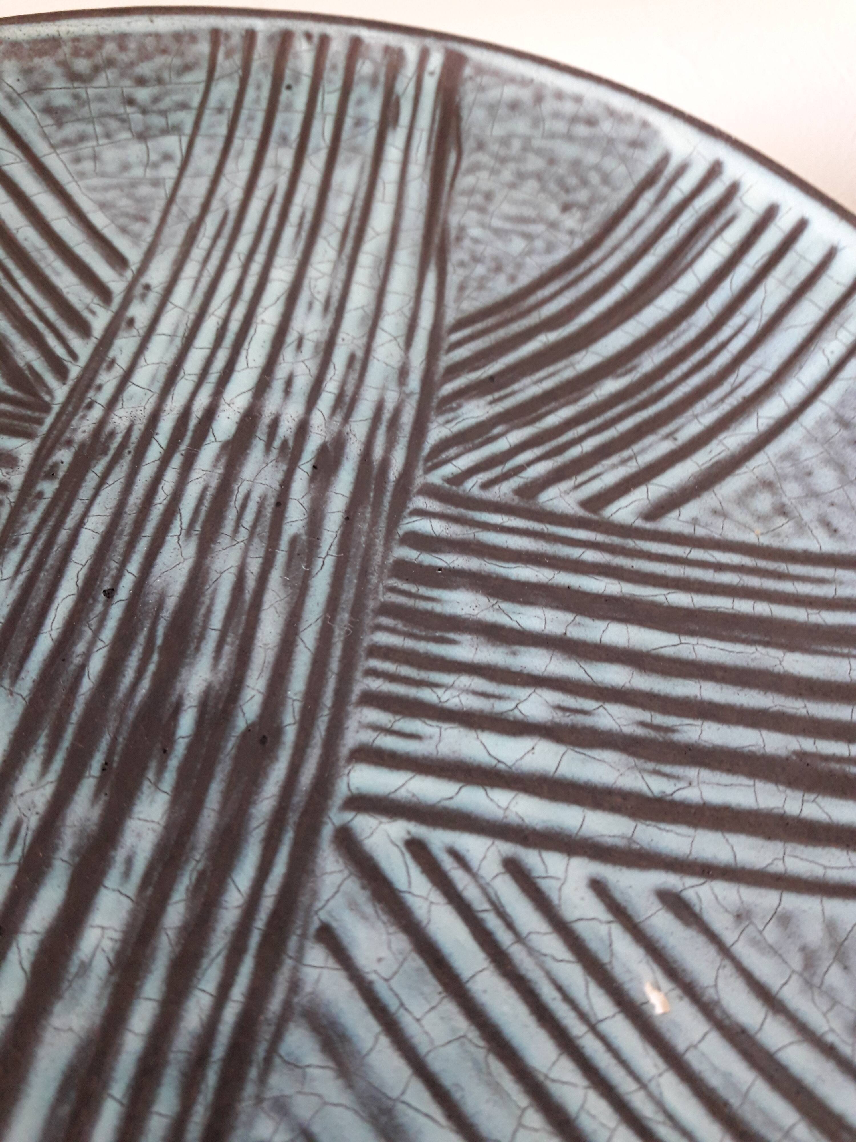 Pair of ceramic lunches Accolay 50s