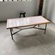 Table basse carrelage années 50