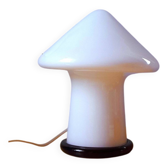 Murano blown glass mushroom lamp, 1980.