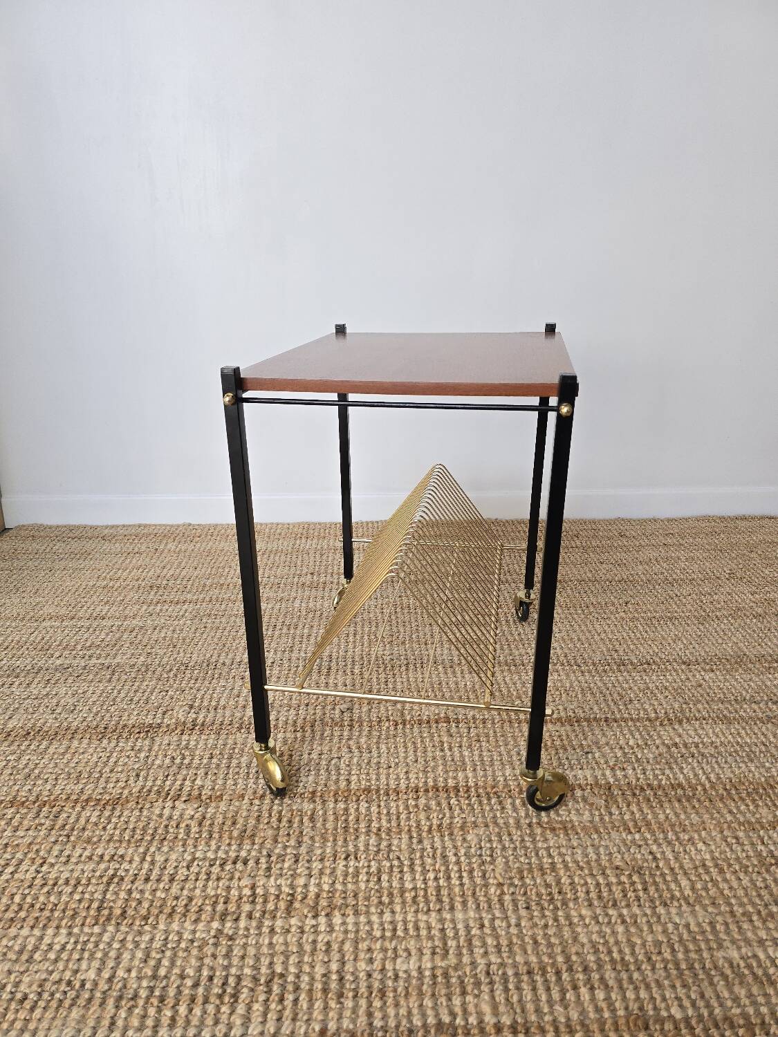 60s vinyl record trolley