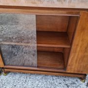 Mahogany glass sideboard, 1950