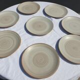 Set 17 plates Niderviller model Pierre