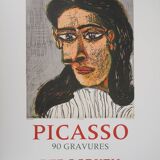 Pablo PICASSO: Portrait of a woman - Signed Lithograph, 1977