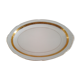 Oval porcelain dish Bavaria beige golden led