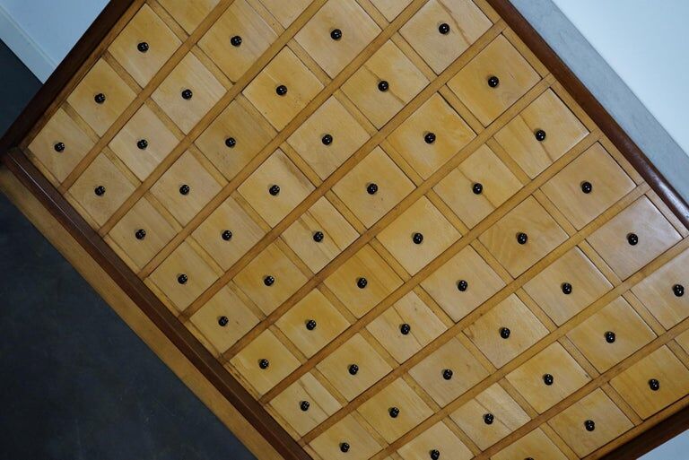 Dutch industrial apothecary's cabinet of the 20th century