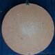 Small vintage round mirror 1980 with rattan rim