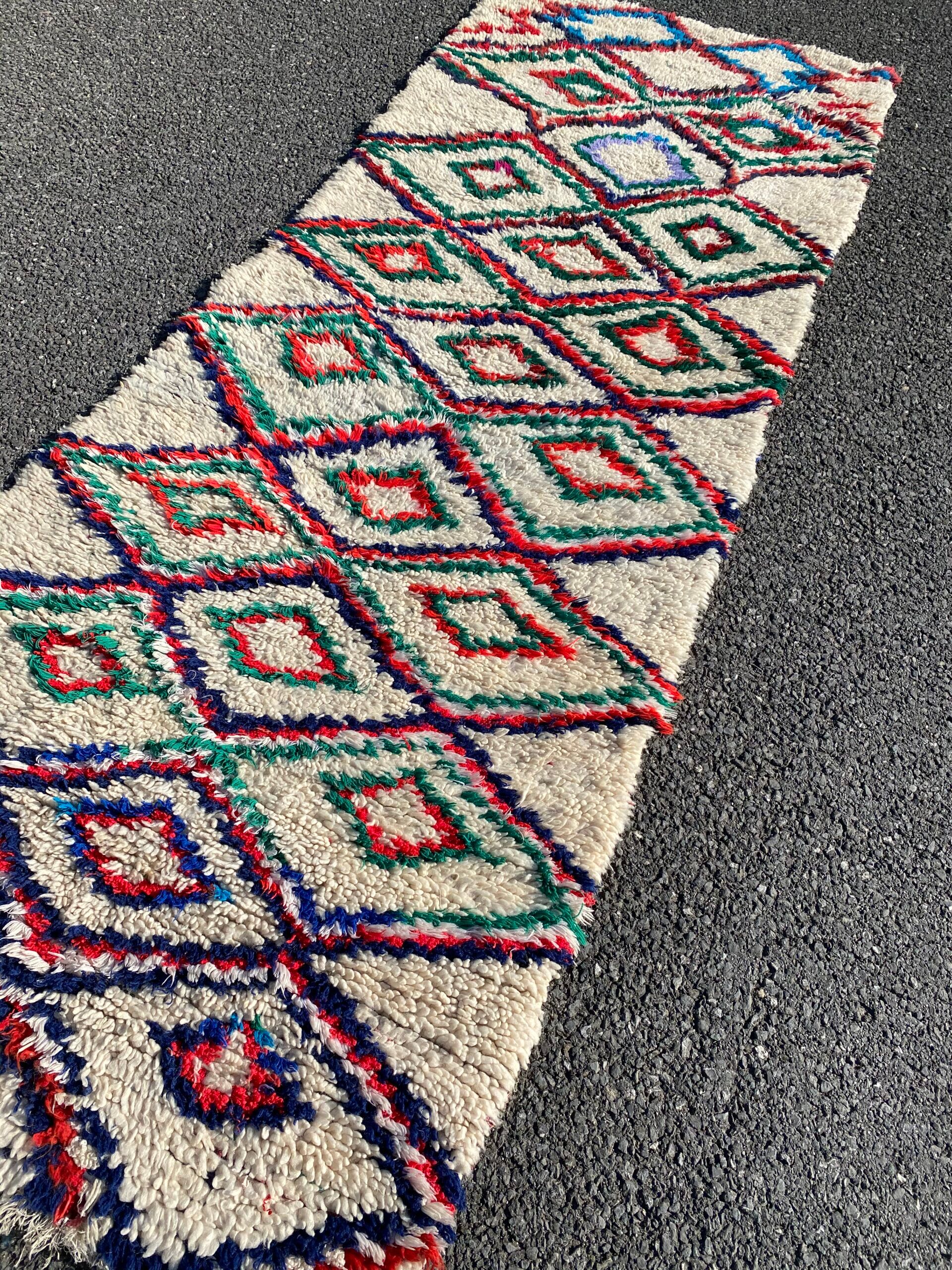 Berber carpet Azilal 95×240 cm