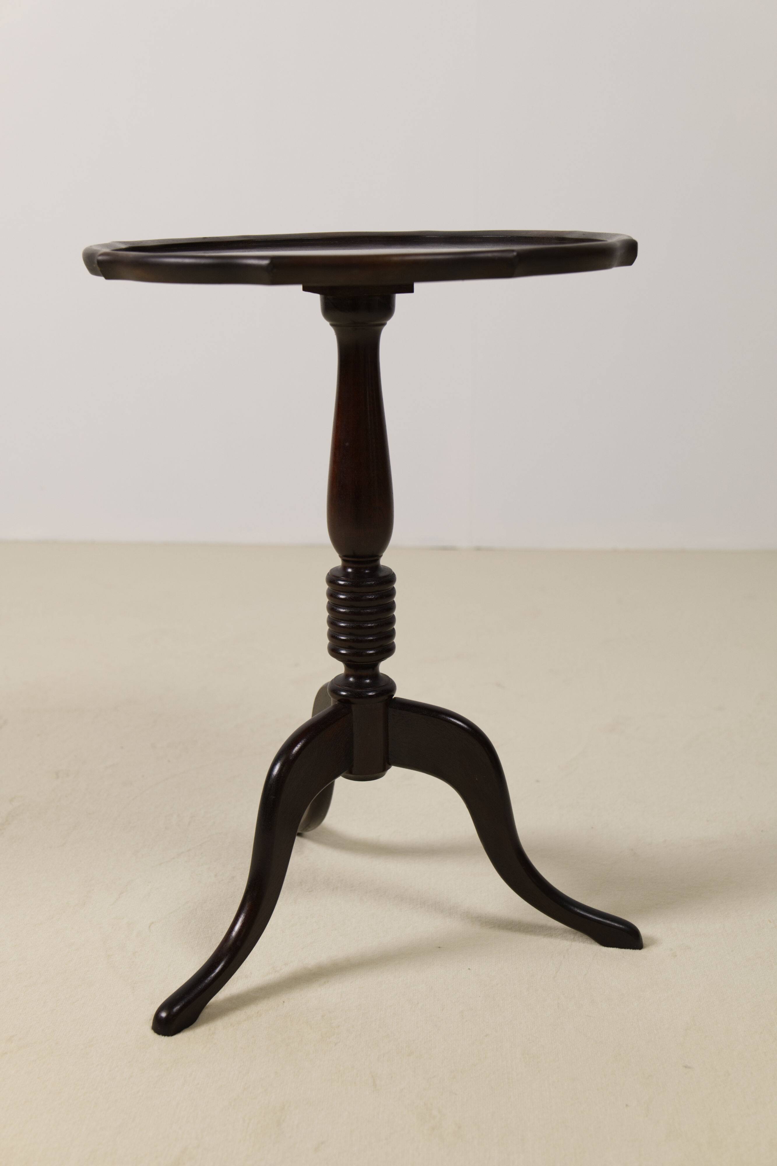 Mahogany sidetable in the style of Anton Kildeberg, Denmark 1960's