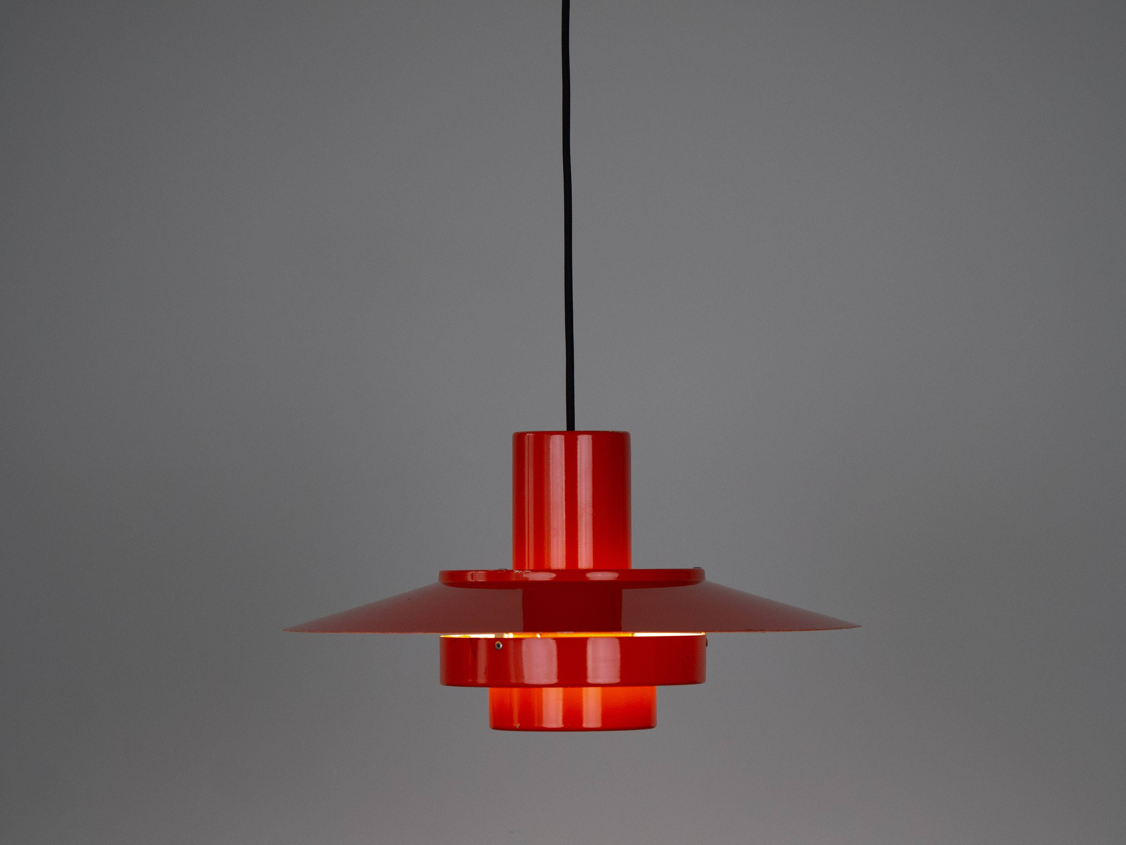 Lampe suspendue vintage danoise Falcon par Andreas Hansen, Fog og Morup, 1969