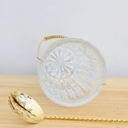 Seau à glace en cristal et sa cuillère