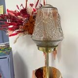 Vintage table lamp - art deco conical globe