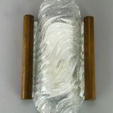Wall lamp ice glass space age design