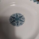 Jules Vieillard Bordeaux 19th century ironstone star service dish