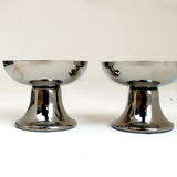 Alfra Italy design Carlo Alessi set 6 ice cream cups years 40