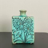 Set of 2 Small Turquoise Qajar Vases #1 and #2