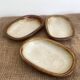 Lot de 3 plats vintage en grès émaillés Jean Austruy